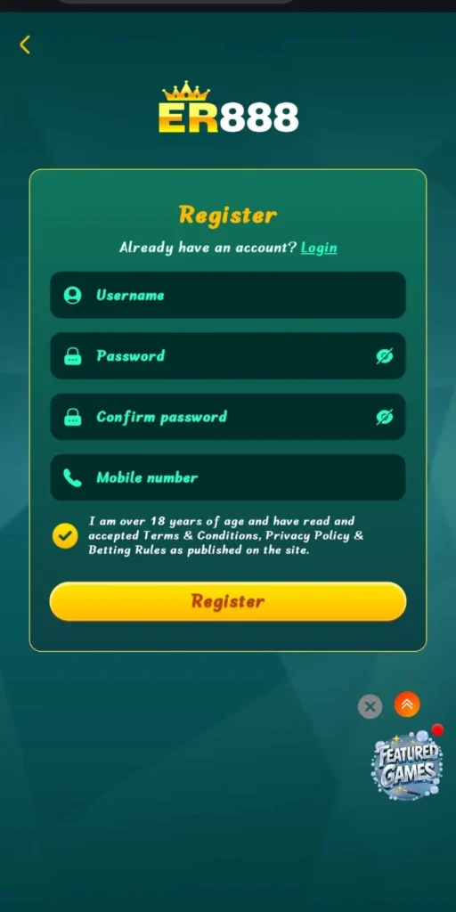 ER888 Game