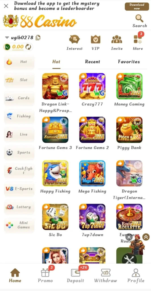 88Casino Game
