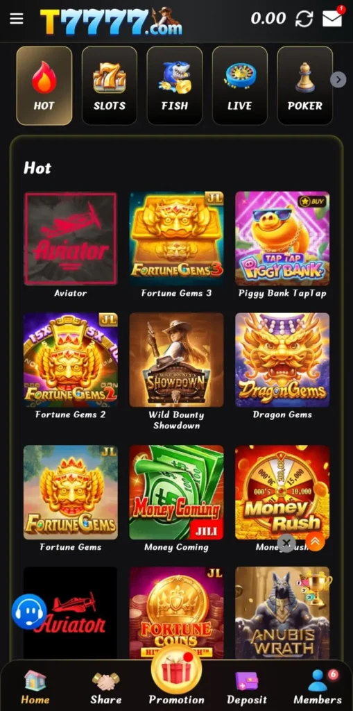 T7777 Game